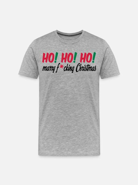 christmas - Men's Premium Organic T-Shirt - heather grey