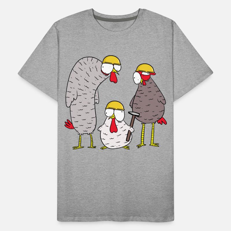 Construction Site Construction Client Deployment Team Hammer Men's Premium Organic T-Shirt