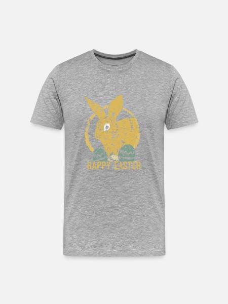 Pâques - T-shirt bio Premium Homme - gris chiné