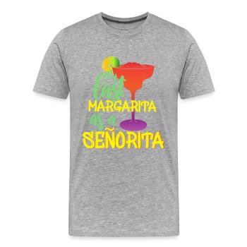 Alcohol hen party - Men's Premium Organic T-Shirt - heather grey - Front - Damien (186cm)