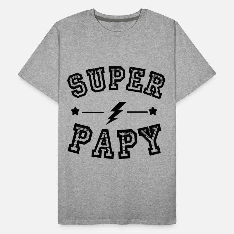 Super papy T-shirt bio Premium Homme