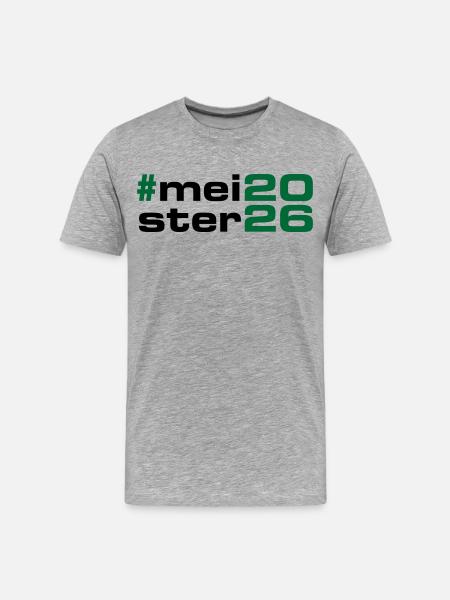 Champion 2026 Championship - Men's Premium Organic T-Shirt - heather grey