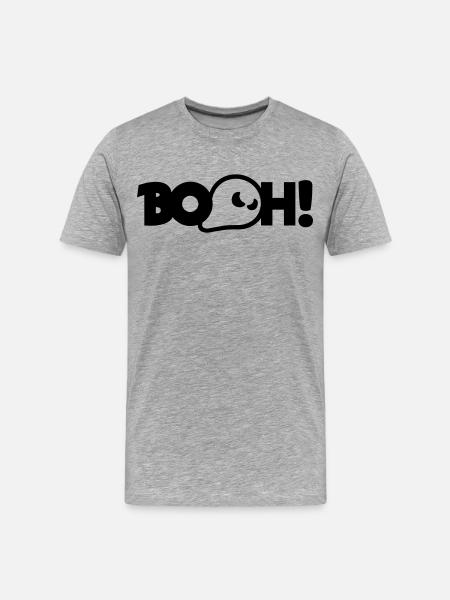 Booh - Men's Premium Organic T-Shirt - heather grey