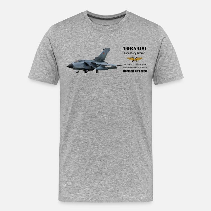 Tornado - Men's Premium Organic T-Shirt - heather grey