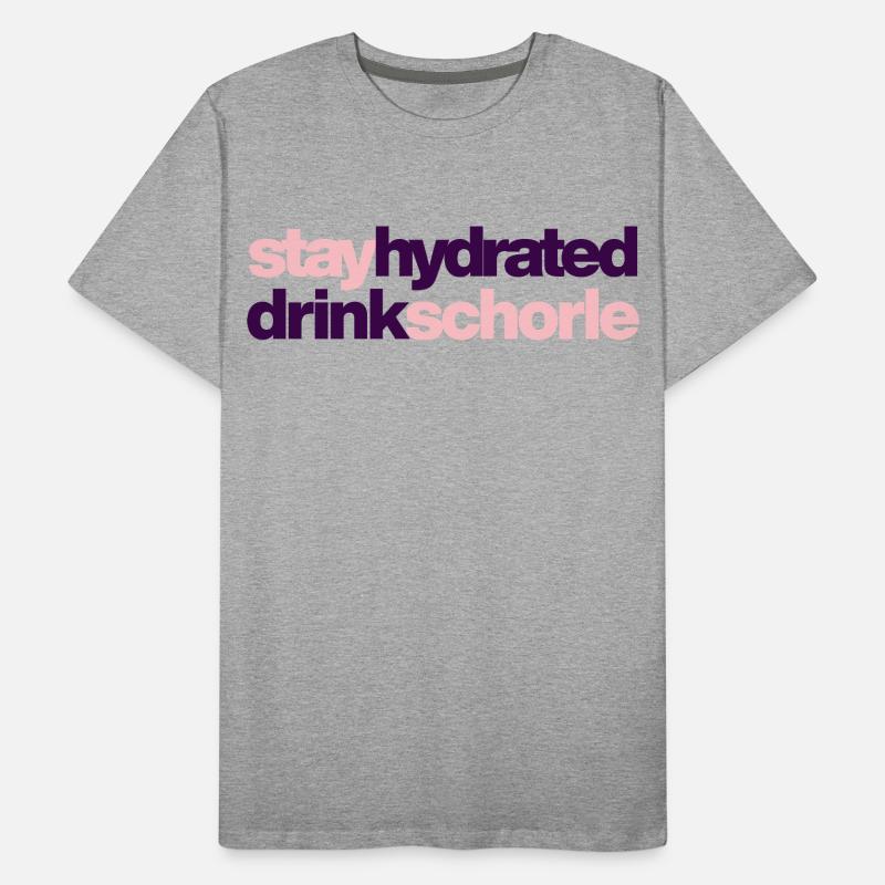Stay hydrated - drink spritzer Men's Premium Organic T-Shirt