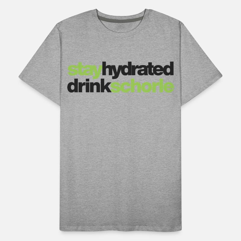 Restez hydraté - buvez du spritzer T-shirt bio Premium Homme