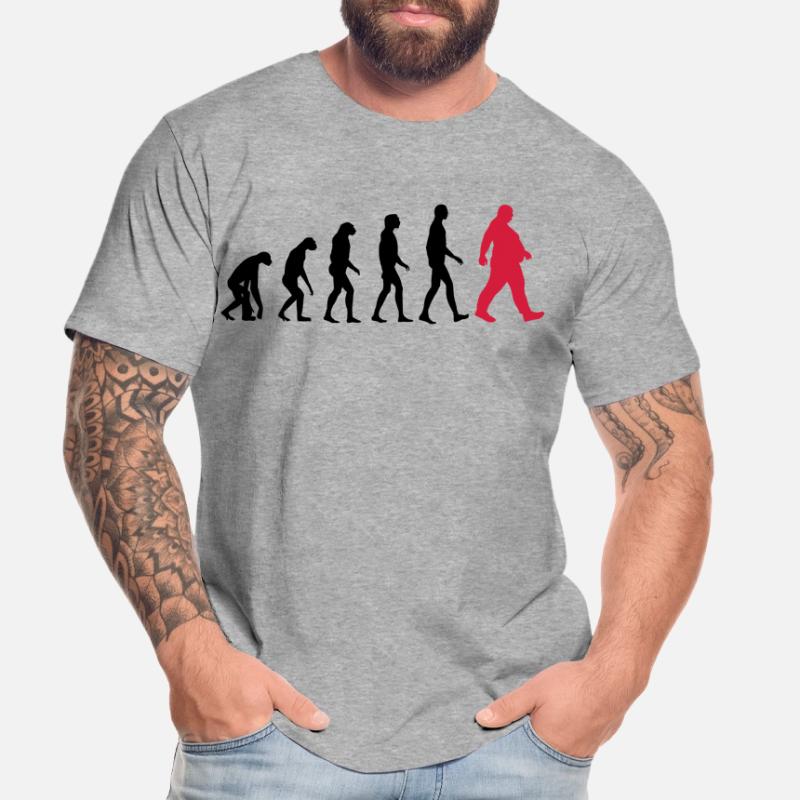 "BOLD" evolution - d'entre eux sont obèse Dick - T-shirt bio Premium Homme