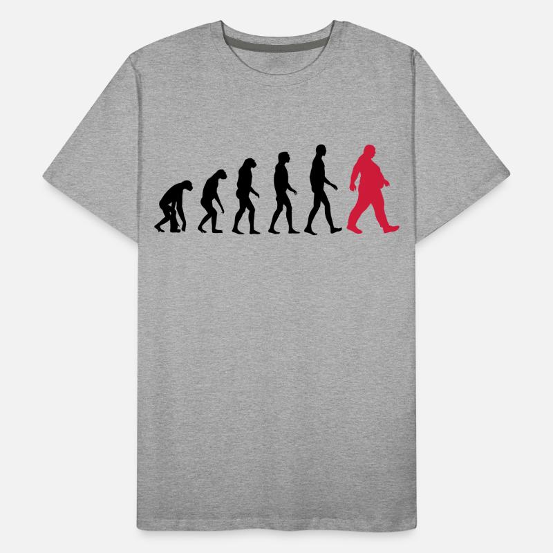 "BOLD" evolution - d'entre eux sont obèse Dick - T-shirt bio Premium Homme