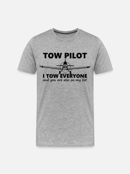 towpilot piper pa25 - Men's Premium Organic T-Shirt - heather grey