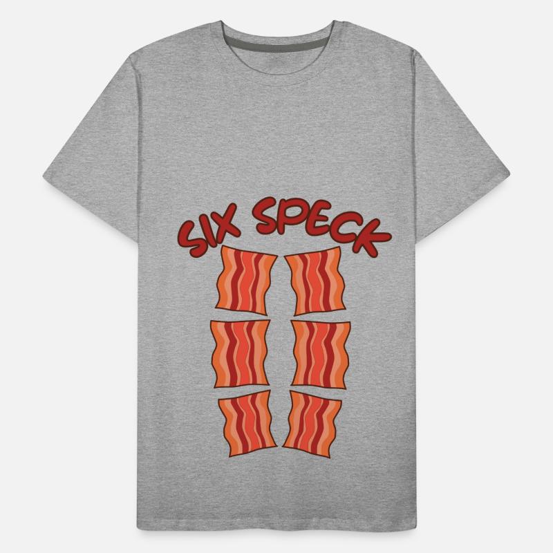 Confezione da sei - sei pancetta Maglietta ecologica premium da uomo