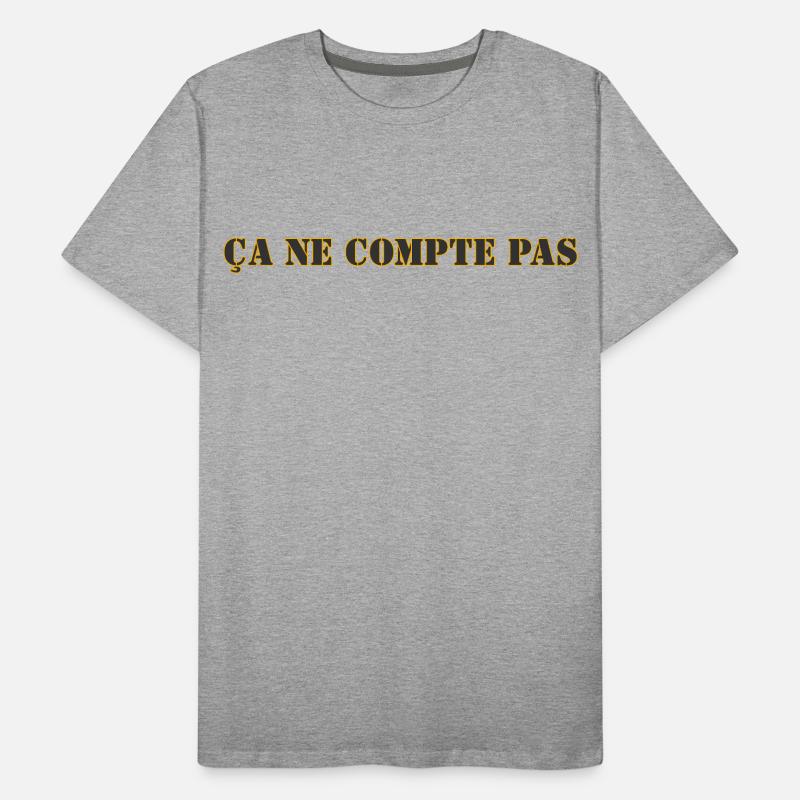ÇA NE COMPTE PAS T-shirt bio Premium Homme
