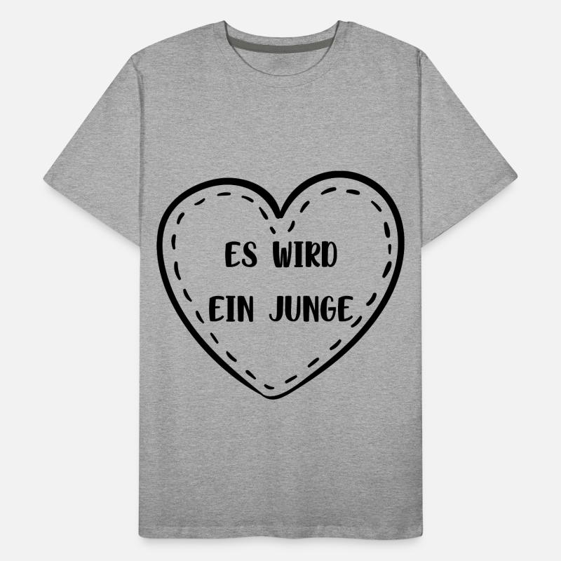 Es wird ein Junge! Männer Premium Bio T-Shirt