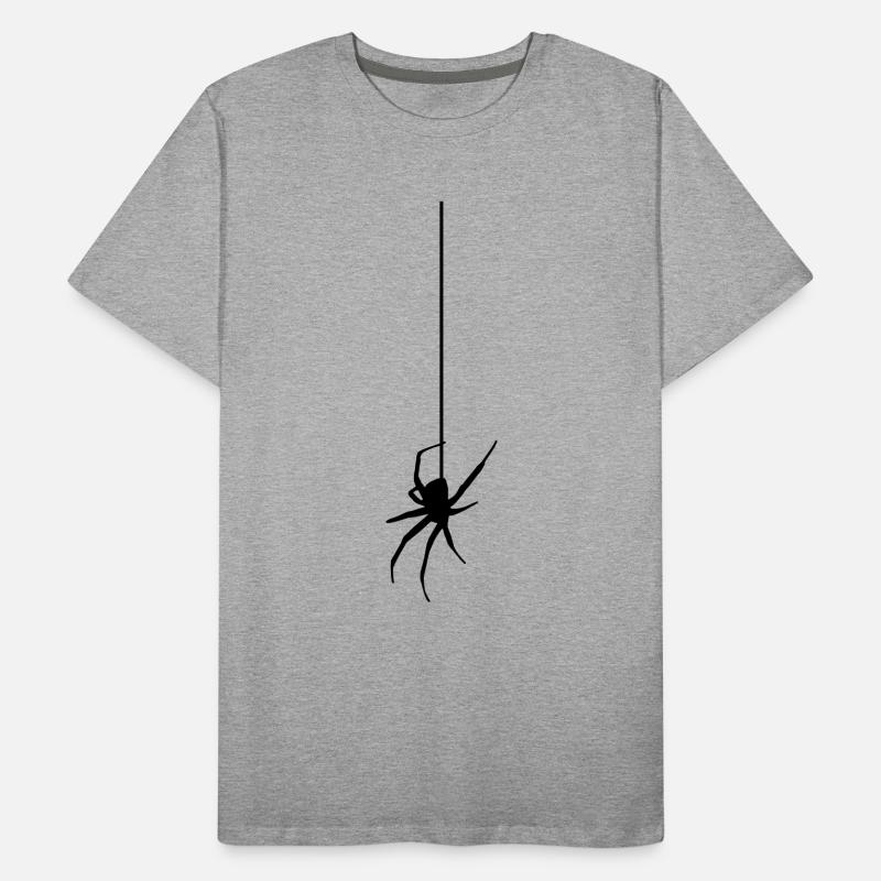 Spider on a thread Men's Premium Organic T-Shirt