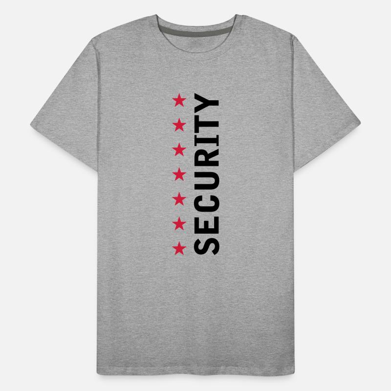 Security Text Logo T-shirt bio Premium Homme