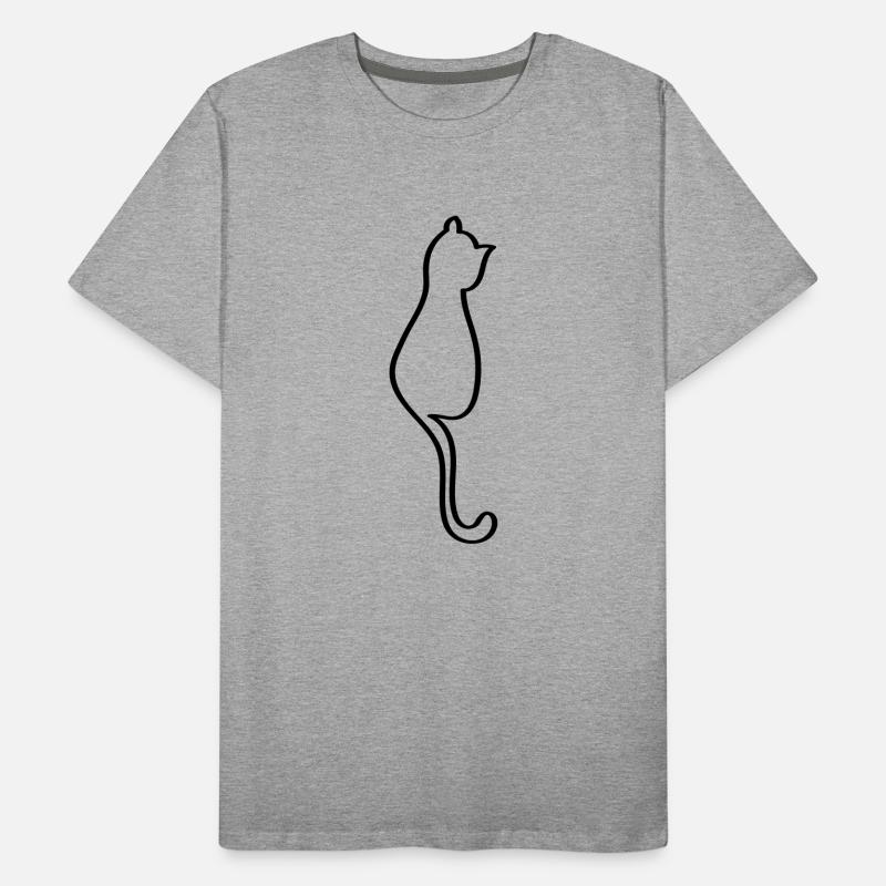 Chat T-shirt bio Premium Homme