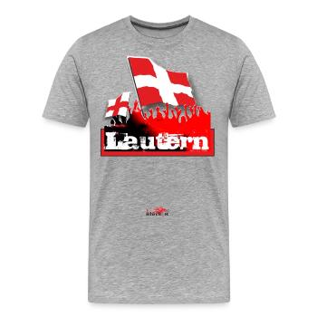 kaiserslautern - Männer Premium Bio T-Shirt - Grau meliert - Vorne - Damien (186cm)