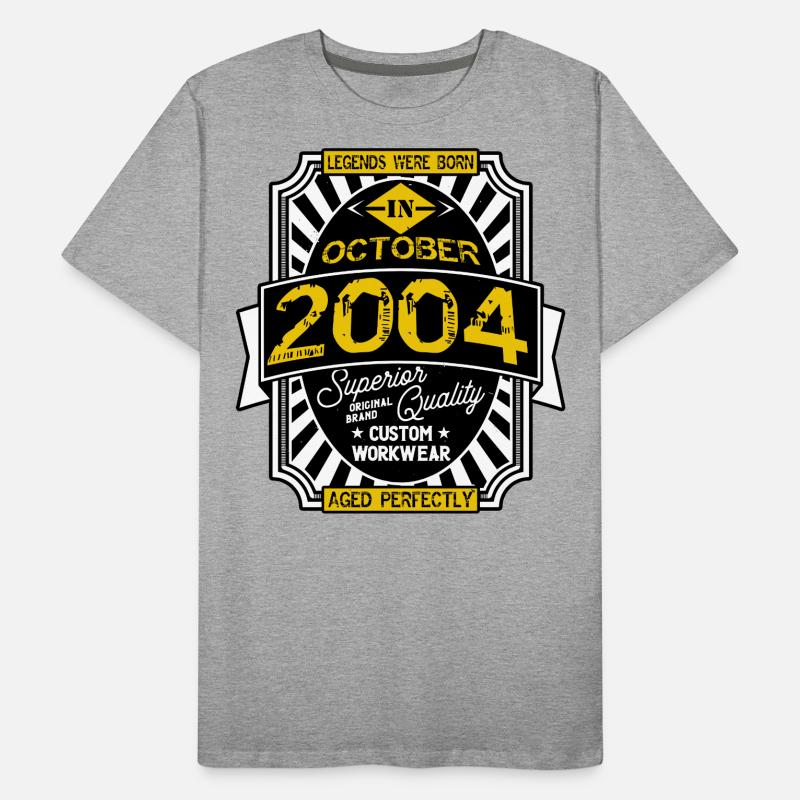 2004 OKTOBER Männer Premium Bio T-Shirt