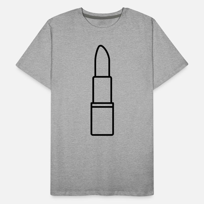 Lippenstift Männer Premium Bio T-Shirt