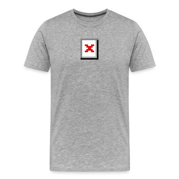 Image introuvable - T-shirt bio Premium Homme - gris chiné - Devant - Damien (186cm)
