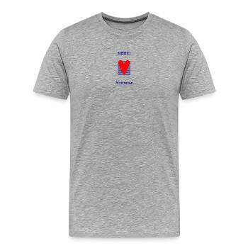 THANK YOU. MISTRESS. THANK YOU MISTRESS. MISTRESS - Men's Premium Organic T-Shirt - heather grey - Front - Damien (186cm)