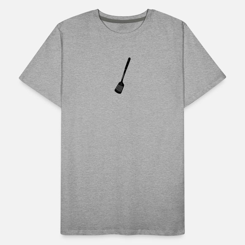 Küchenutensilien Fritteuse oder Backlöffel Männer Premium Bio T-Shirt