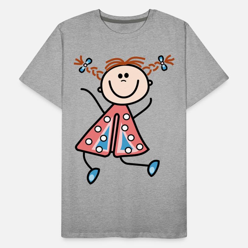 Mädchen Männer Premium Bio T-Shirt