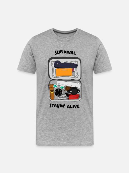 All what you need - Men's Premium Organic T-Shirt - heather grey
