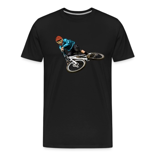 Mountainbiker - Männer Premium Bio T-Shirt