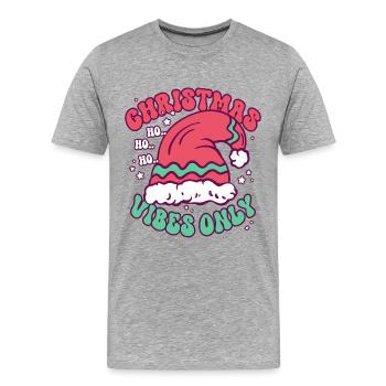 Weihnachten Weihnachtsstimmung - Männer Premium Bio T-Shirt - Grau meliert - Vorne - Damien (186cm)