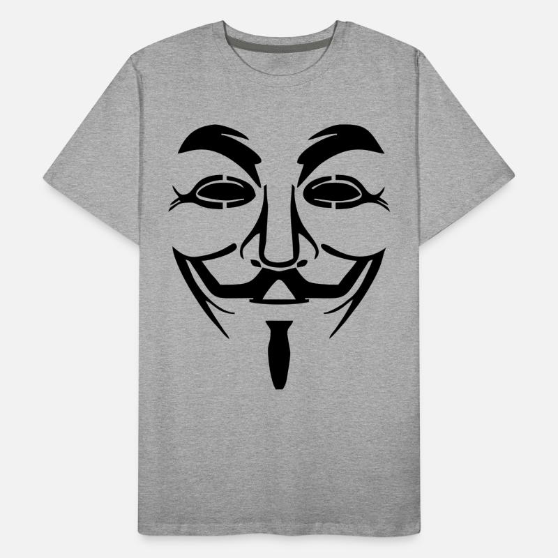 V pour Vendetta - Anonymous! idée cadeau T-shirt bio Premium Homme