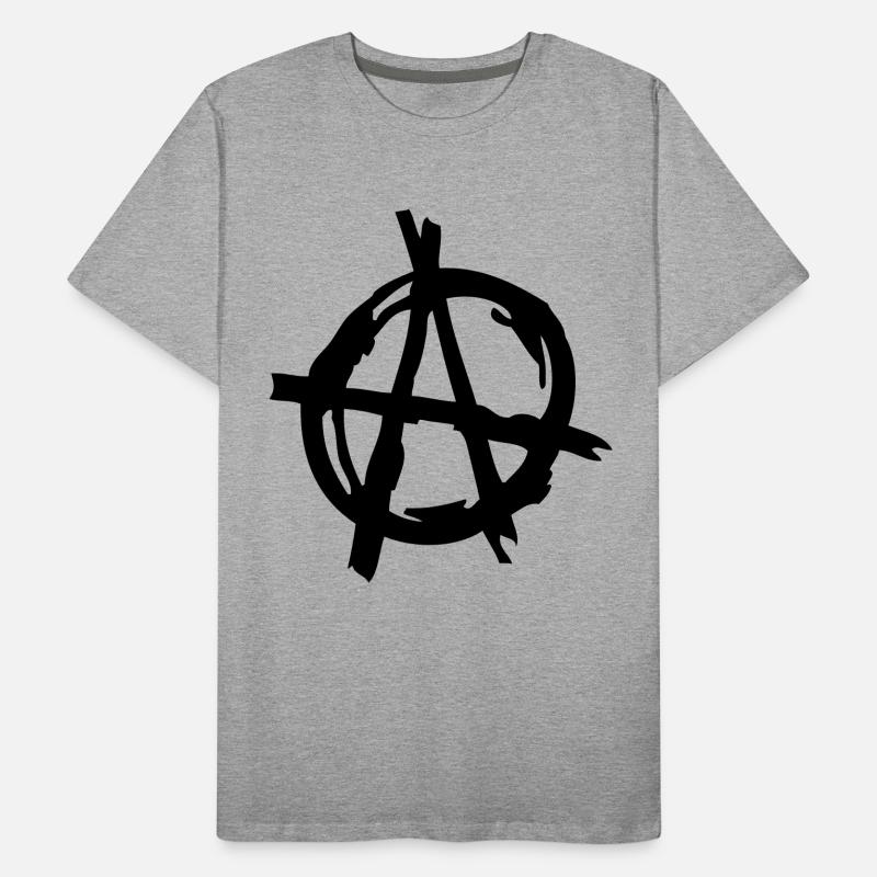 logo anarchy3 T-shirt bio Premium Homme