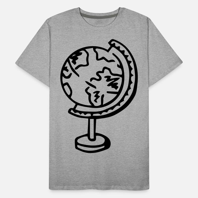 Globe Globe Gift Idea Men's Premium Organic T-Shirt