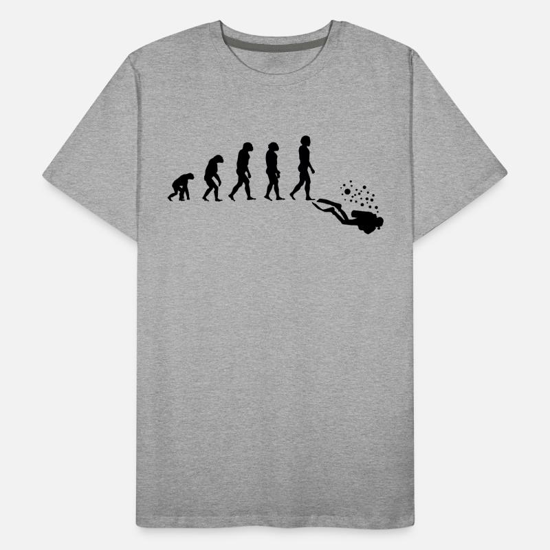 Plongée Plongeuse Scuba Evolution T-shirt bio Premium Homme