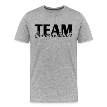 TEAM GROENENDAEL Dogs IGP Dog Sport Wilsigns - Men's Premium Organic T-Shirt - heather grey - Front - Damien (186cm)