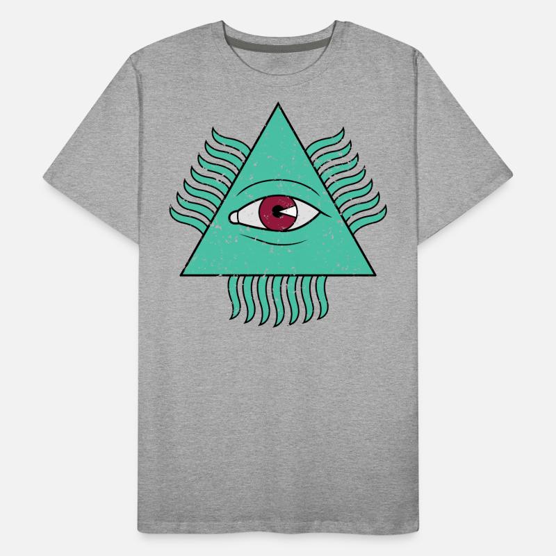 Œil pyramidal T-shirt bio Premium Homme