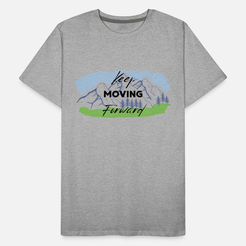 Keep Moving Forward Avanzar H1 Men's Premium Organic T-Shirt