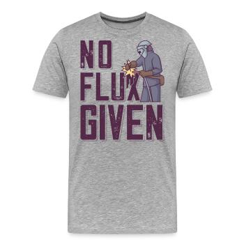 Welder outfit for welders - Men's Premium Organic T-Shirt - heather grey - Front - Damien (186cm)