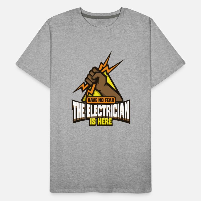 Electrician Electrical Engineer Lineman Electrical Men's Premium Organic T-Shirt
