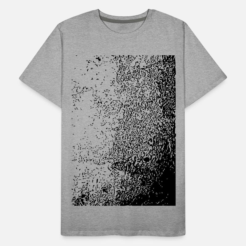 Conception abstraite T-shirt bio Premium Homme