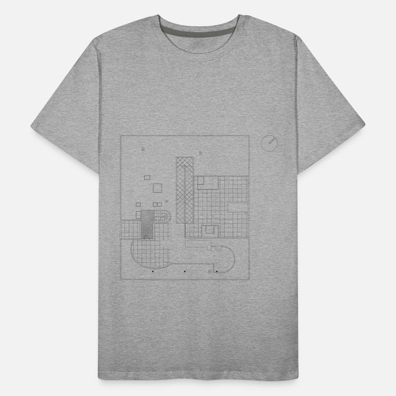 ARCHITECTURE Plan T-shirt bio Premium Homme