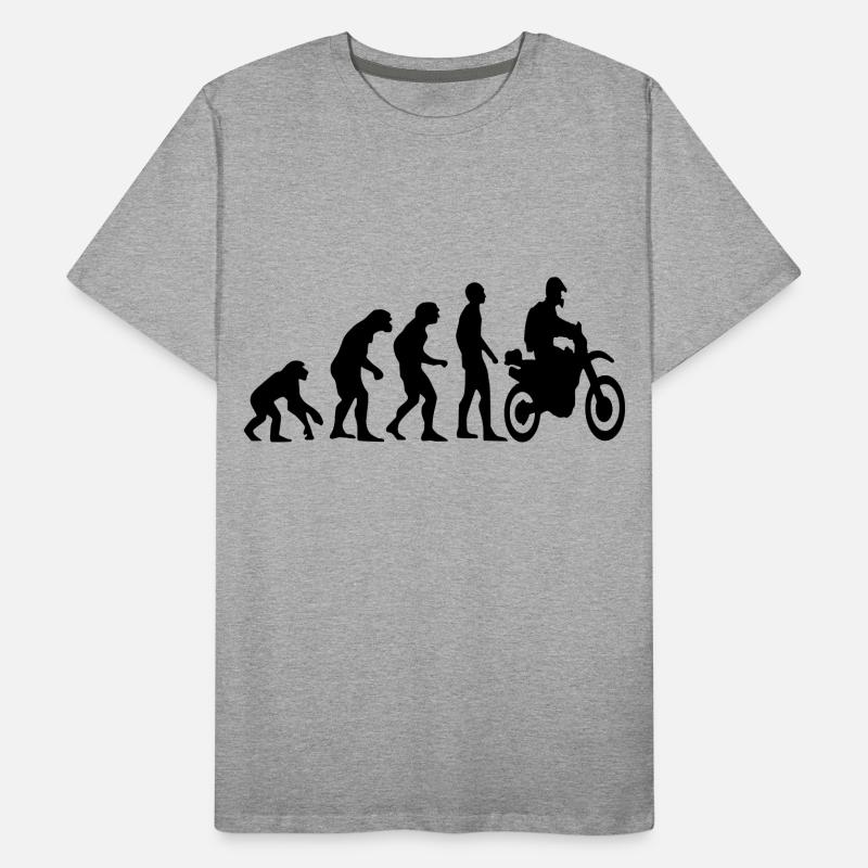 Human Evolution Enduro T-shirt bio Premium Homme