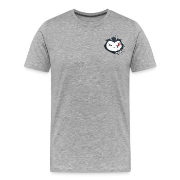 G2 Esports Sami Petit - T-shirt bio Premium Homme - gris chiné - Devant - Damien (186cm)