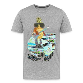 Kanaren - Heißer Rhythmus auf der Paradies-Insel - Männer Premium Bio T-Shirt - Grau meliert - Vorne - Damien (186cm)