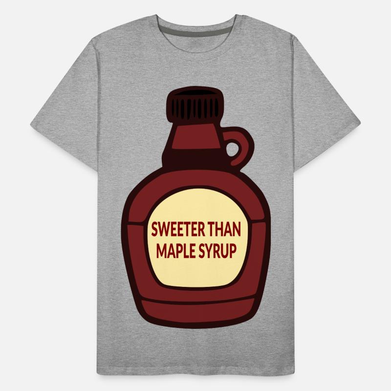 Complément sucré au sirop d’érable T-shirt bio Premium Homme