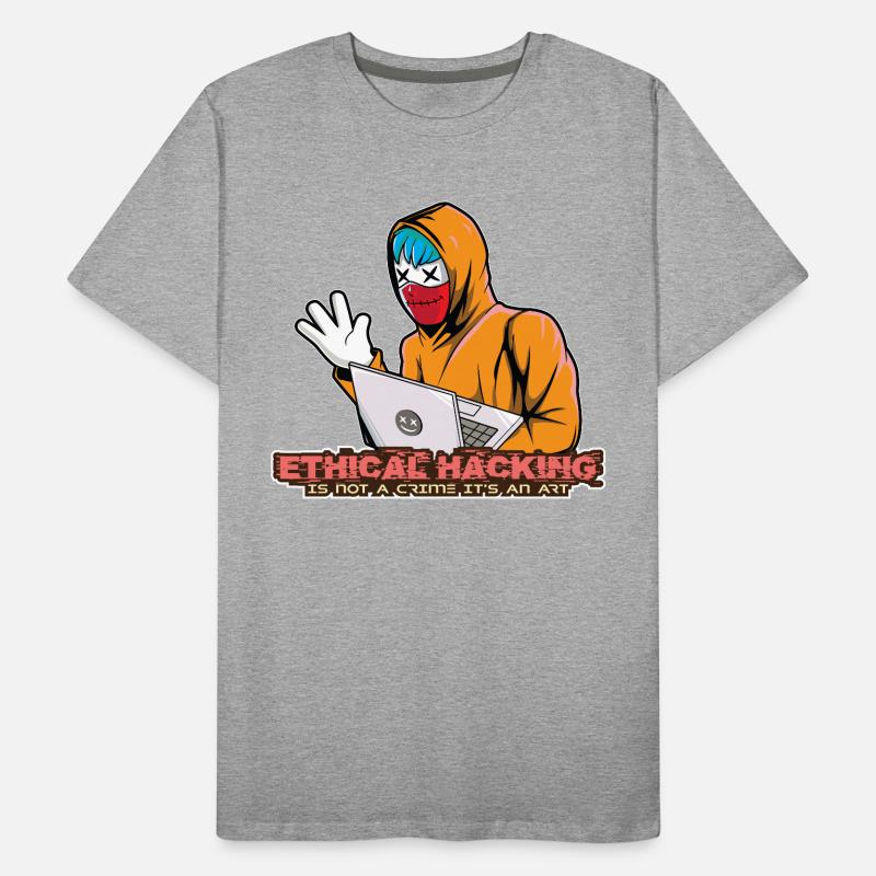 Hacker Hacking ethischer Hacker Männer Premium Bio T-Shirt
