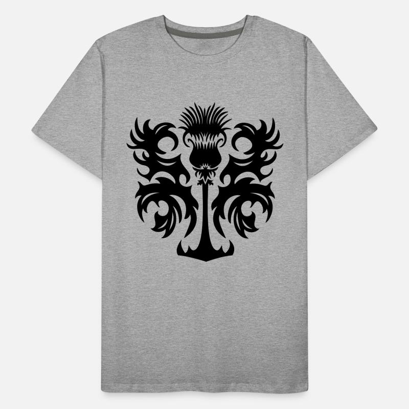 Distel Männer Premium Bio T-Shirt