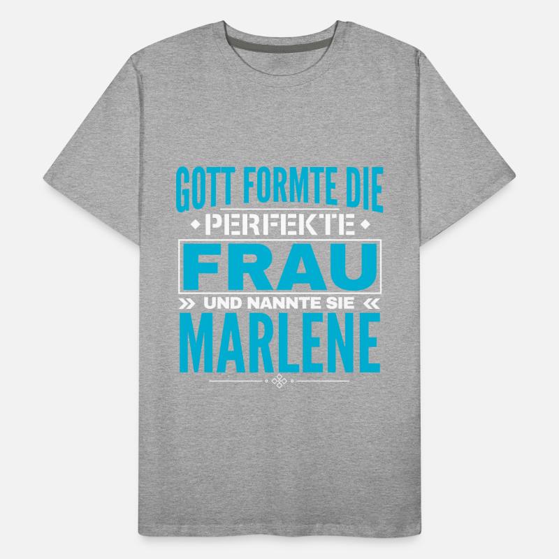 Conception du nom Marlene T-shirt bio Premium Homme