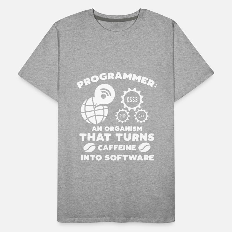 Programmer Coffee Männer Premium Bio T-Shirt