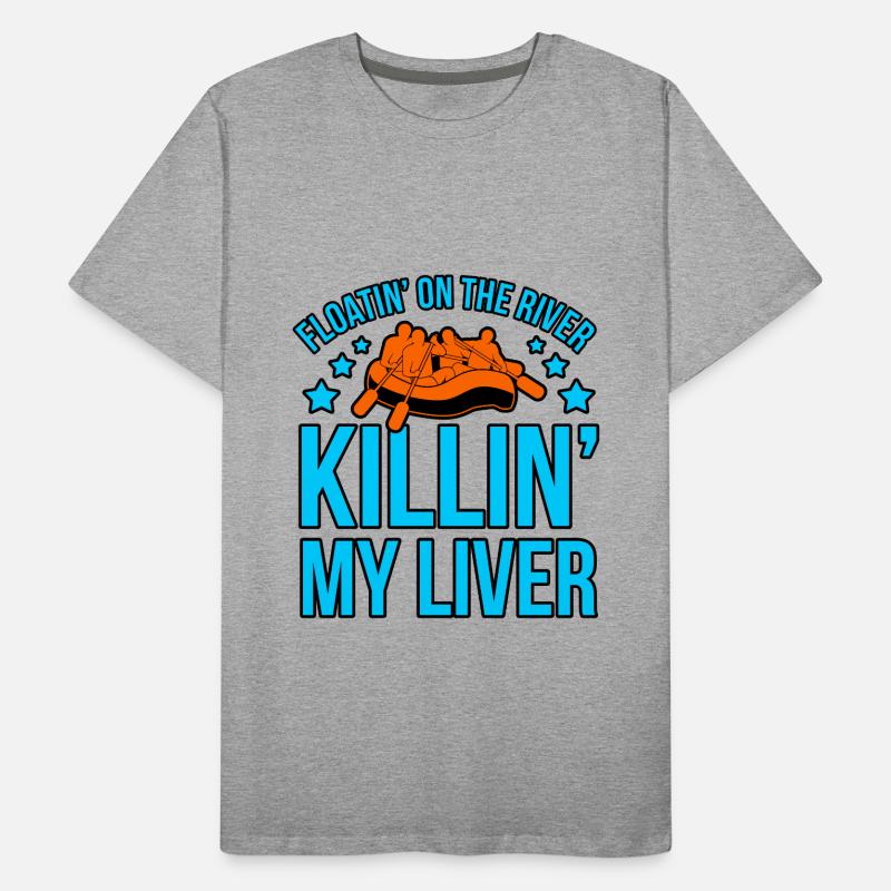 Rafting d’aventure T-shirt bio Premium Homme