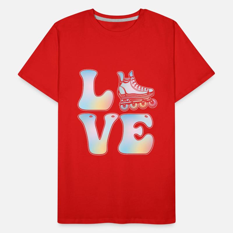 Inline Skating Inline Skating Gift Men's Premium Organic T-Shirt